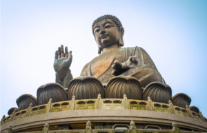 Tian Tan Buddah, also known as the Big Buddah, symbolizes the relationship between man and nature.