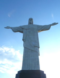 'Christ the Redeemer' is the most famous attraction in Rio de Janeiro.
