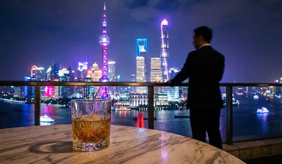 Luxury Travel Shanghai Skyline Night View Vip.
