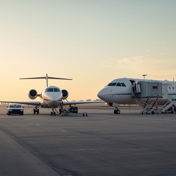 A comfortable midsize jet available for affordable private charter flights.