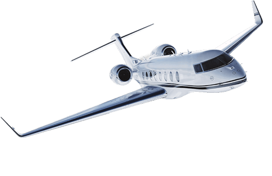 A Luxury Heavy Jet On The Tarmac, Available For Affordable Private Jet Charter.