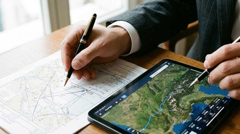 Calculating The Cost Of A Private Charter Flight Route.