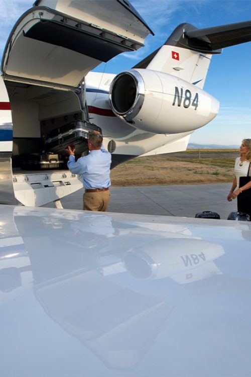 Family Private Jet Leisure Charters A family relaxing in a spacious cabin during one of our comfortable and convenient leisure charters.